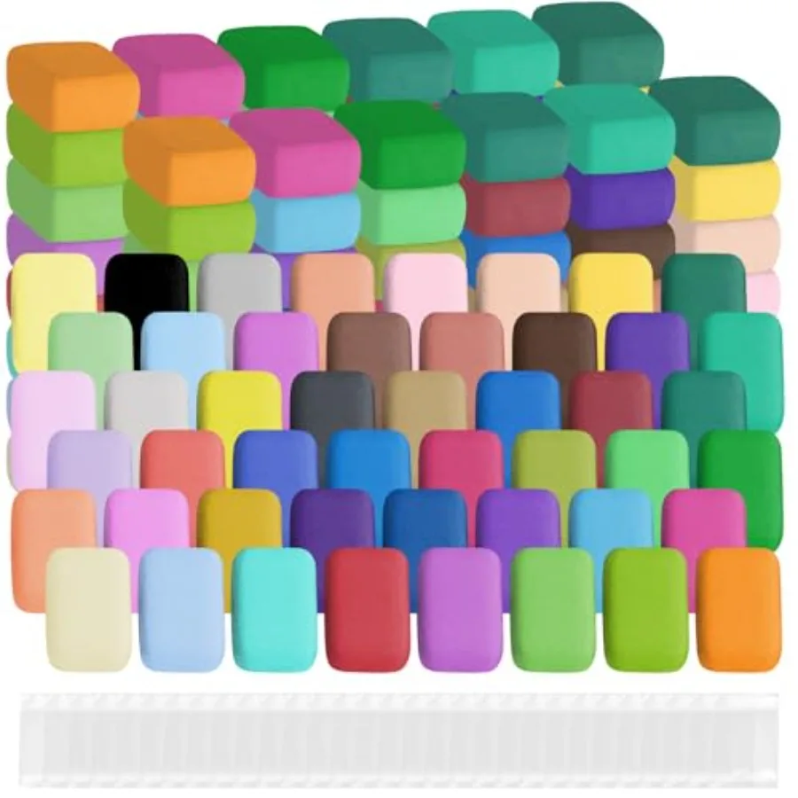 

384 Pack Air Dry Clay in 48 Colors, Molding Clay Kit for with Sculpting Tools and Extra 200 Ziplock Bags, Arts and Crafts DlY K