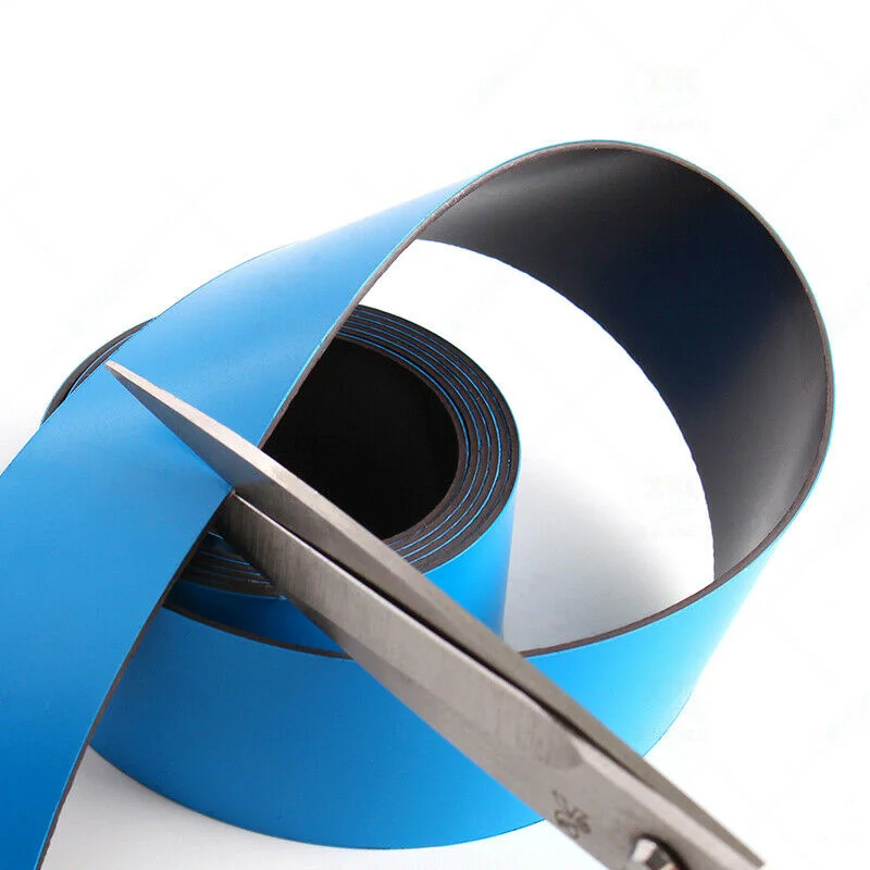 1Meter Colorful Rubber Flexible Magnetic Stripe 25mm x 1mm(Width x Thick) Magnetic Craft Tape For DIY,Teaching