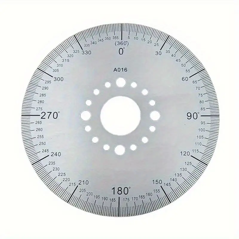1PC 100mm Outer Diameter Dial Protractor Graduated Circle Disk for Machine Tool Measurement