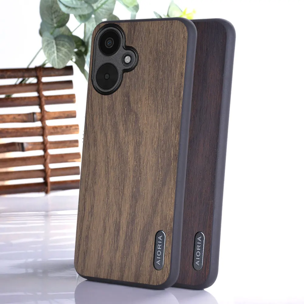 Case for Xiaomi Redmi 13C 12 10C 10A 4G 5G soft TPU silicone PC wood pattern PU leather skin covers for Xiaomi Redmi 13C 5G case