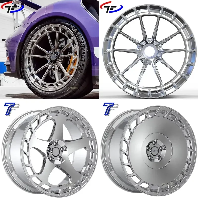 

i Passenger Racing Chrome Brush 18*8.5J Alloy Aluminum Car Wheels 5*120