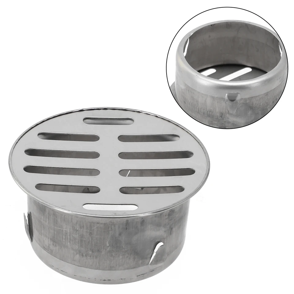 Stainless Steel Round Floor Drain, For Bathroom, Size: 4 Inch (diameter