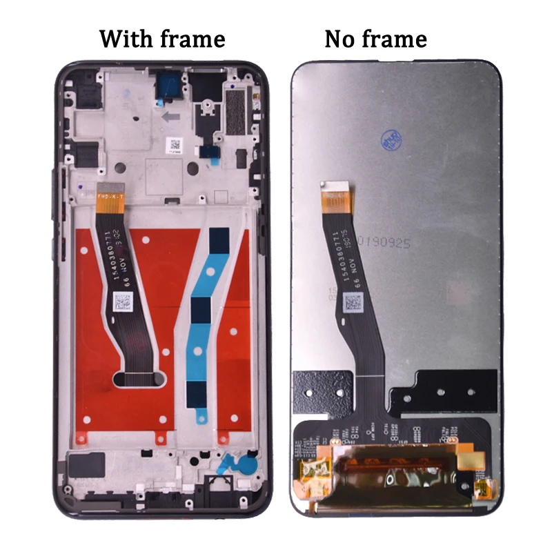 6.59‘’ Display For Huawei Honor 9X Global Premium LCD Display Touch Screen 10 touch Digitizer Assembly Frame STK-LX1 lcd