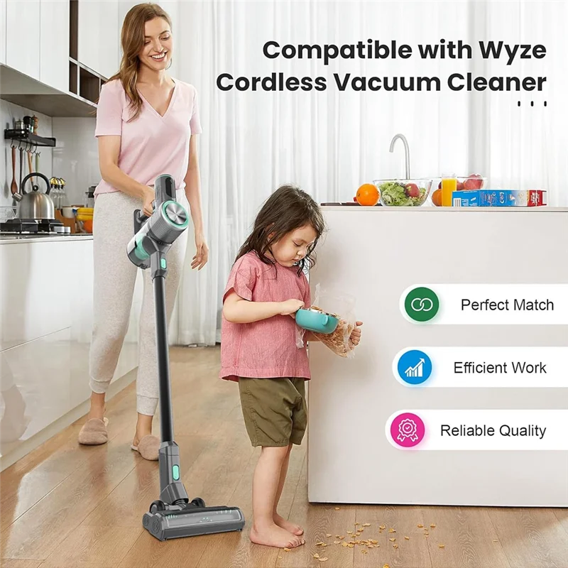 

HHO-4 Pcs Replacement Filters For Wyze Cordless Vacuum Cleaner, Removable And Washable Filter Accessories Set