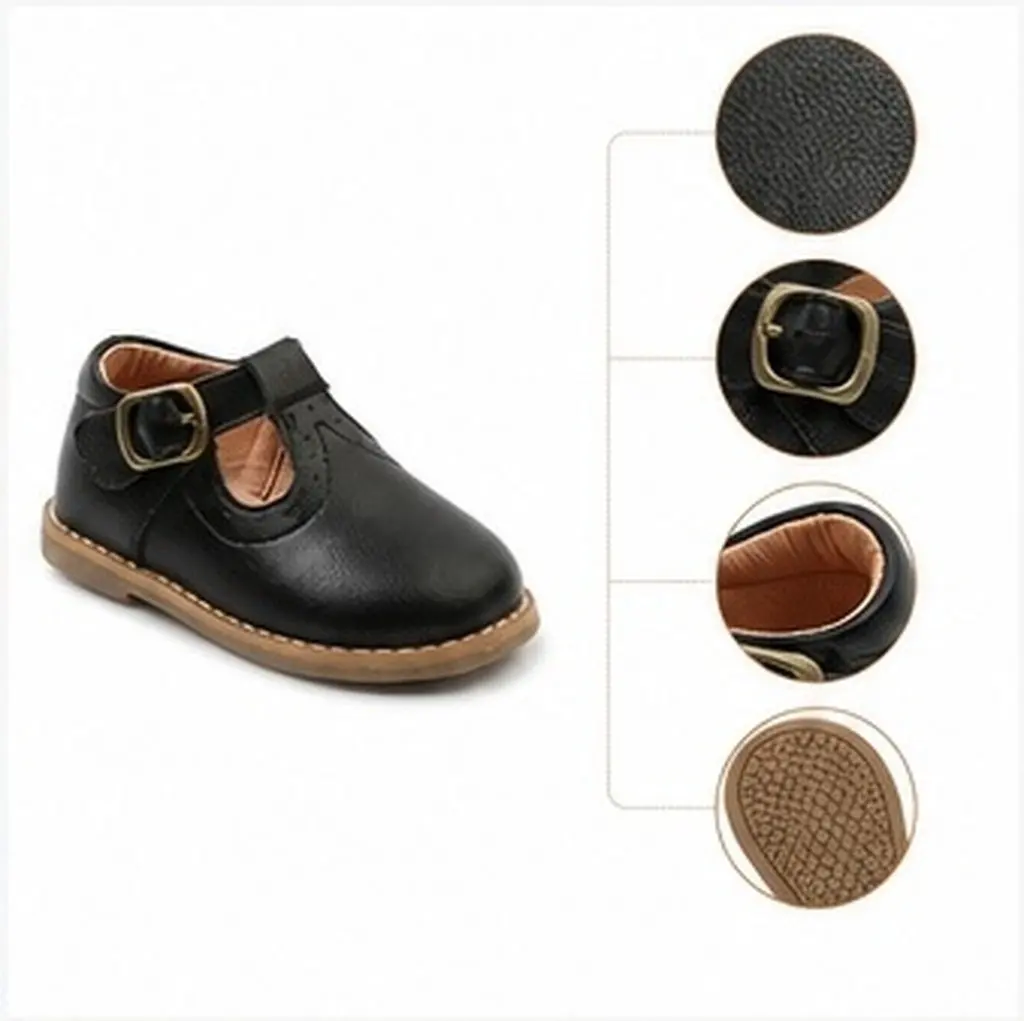 Baby Prewalker Shoes Winter Warm Soft PU Sole Non-Slip Infant Shoes
