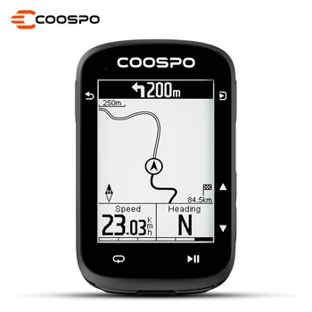 COOSPO GPS 자전거 컴퓨터 사이클링 주행 거리계, 무선 자전거 속도계, 경로 탐색, 사이클 스톱워치, ANT + 블루투스 5.0, CS500 