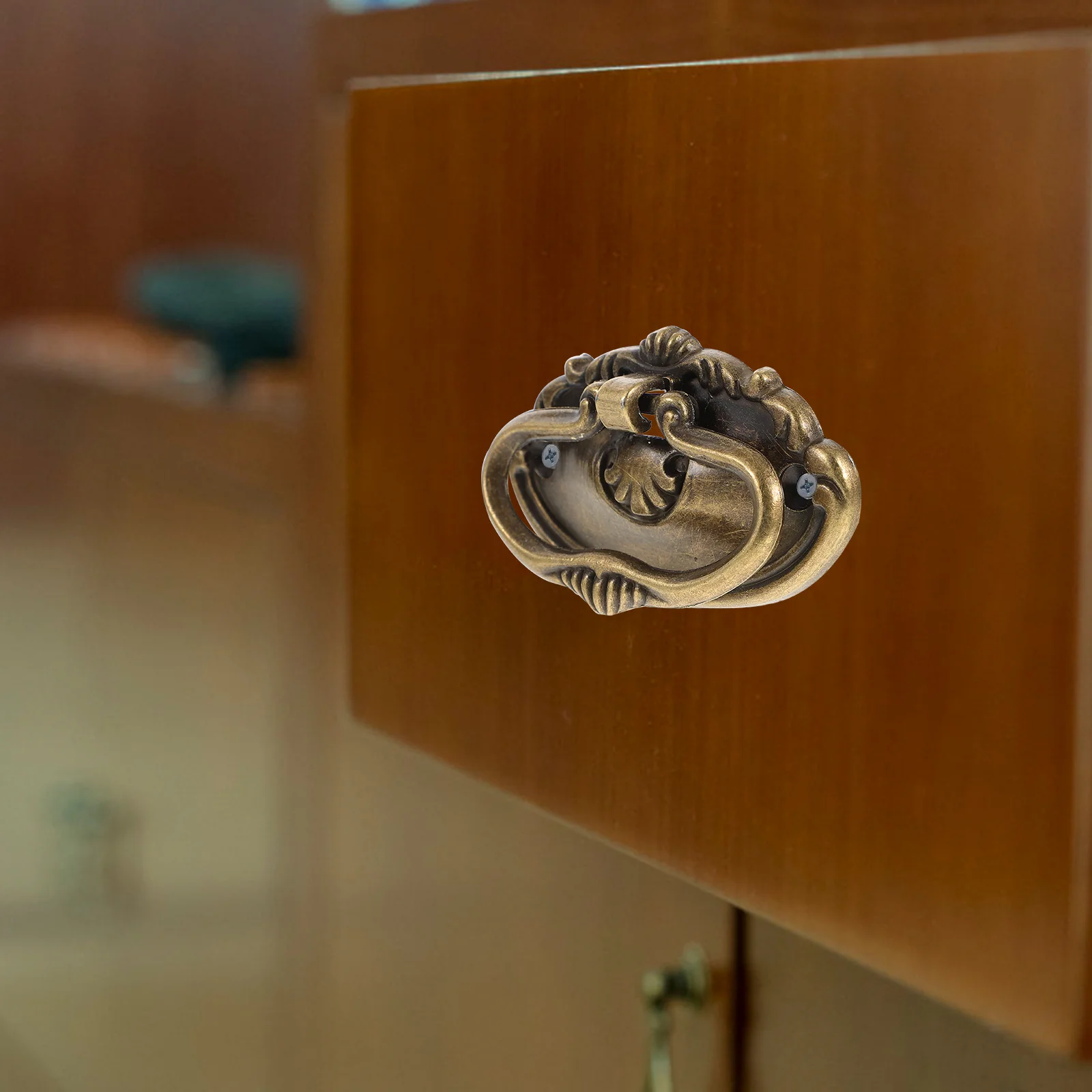 

5 set Metal Cabinet Knobs Wood Case Handle For Furniture Drawer Wardrobe Cupboard Rust-Proof Pull Handles Gift Box Knob Cabinet