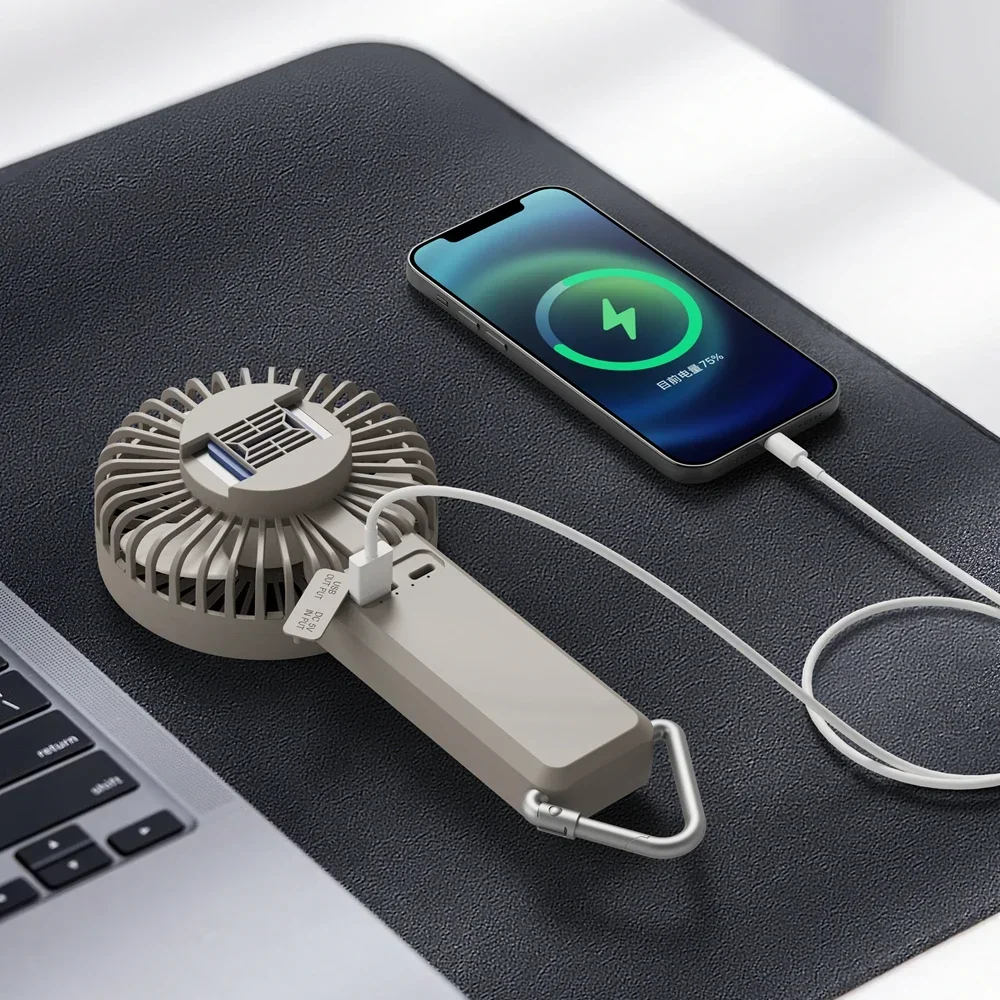 مروحة طاردة للبعوض ، باور بنك ، 3 سرعّات ، صامت ، شخصي ، محمول باليد ، مكتبي ، محمول ، مروحة تهوية ، تخييم