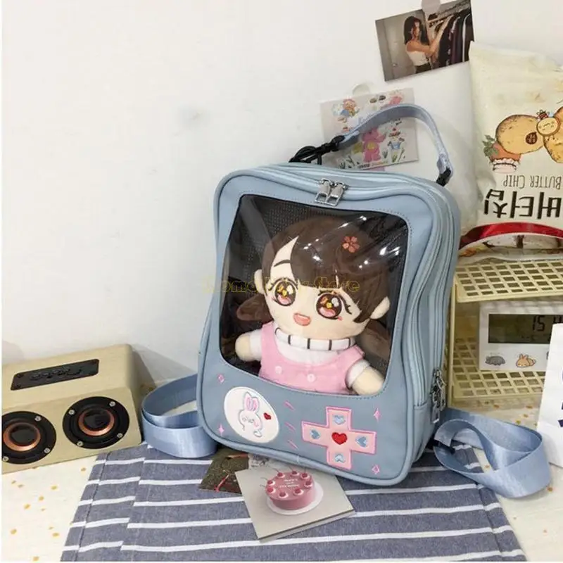 X90d Rucksacks Mädchen PU Leder School Tasche Großer Rucksack College -Daypacks Buchbeutel