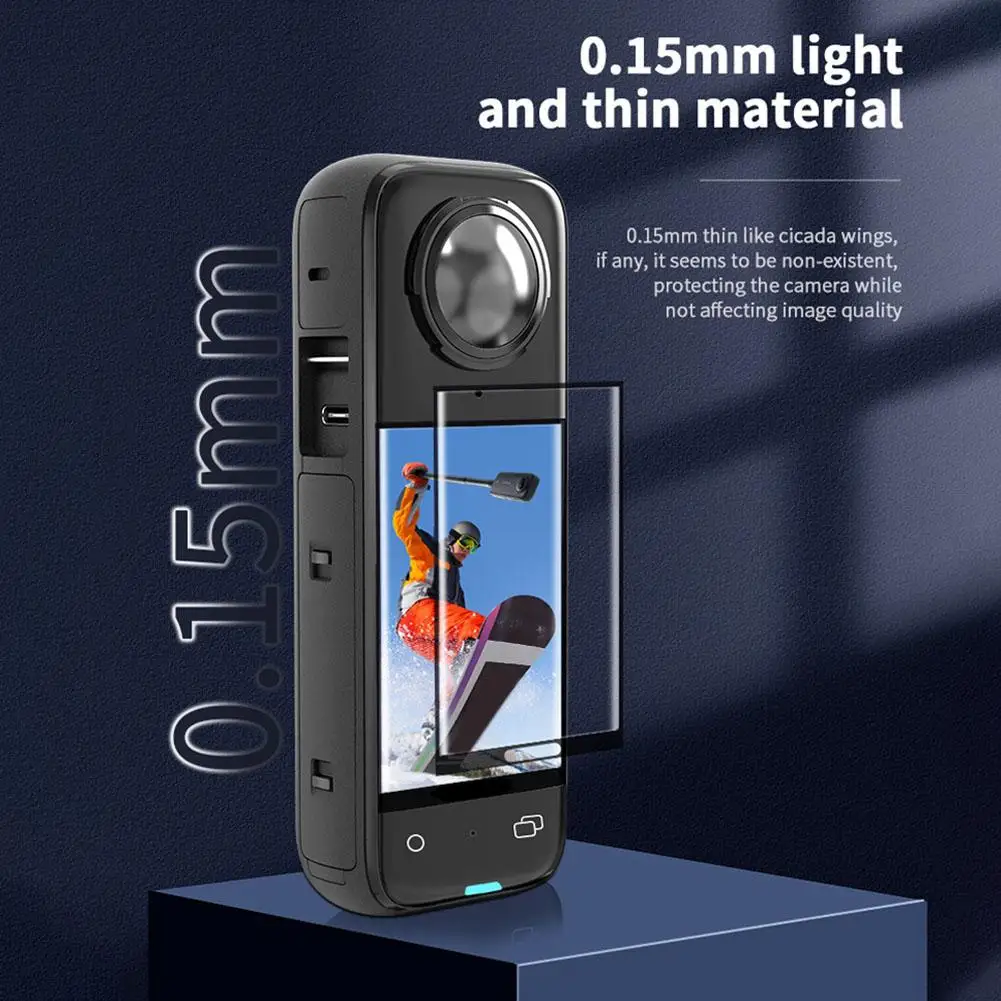 

Camera Lens Protective Film For Insta360 X5 Sport Camera Protector Tempered Glass/soft Film Screen Protector Lens Accessori Q7P5