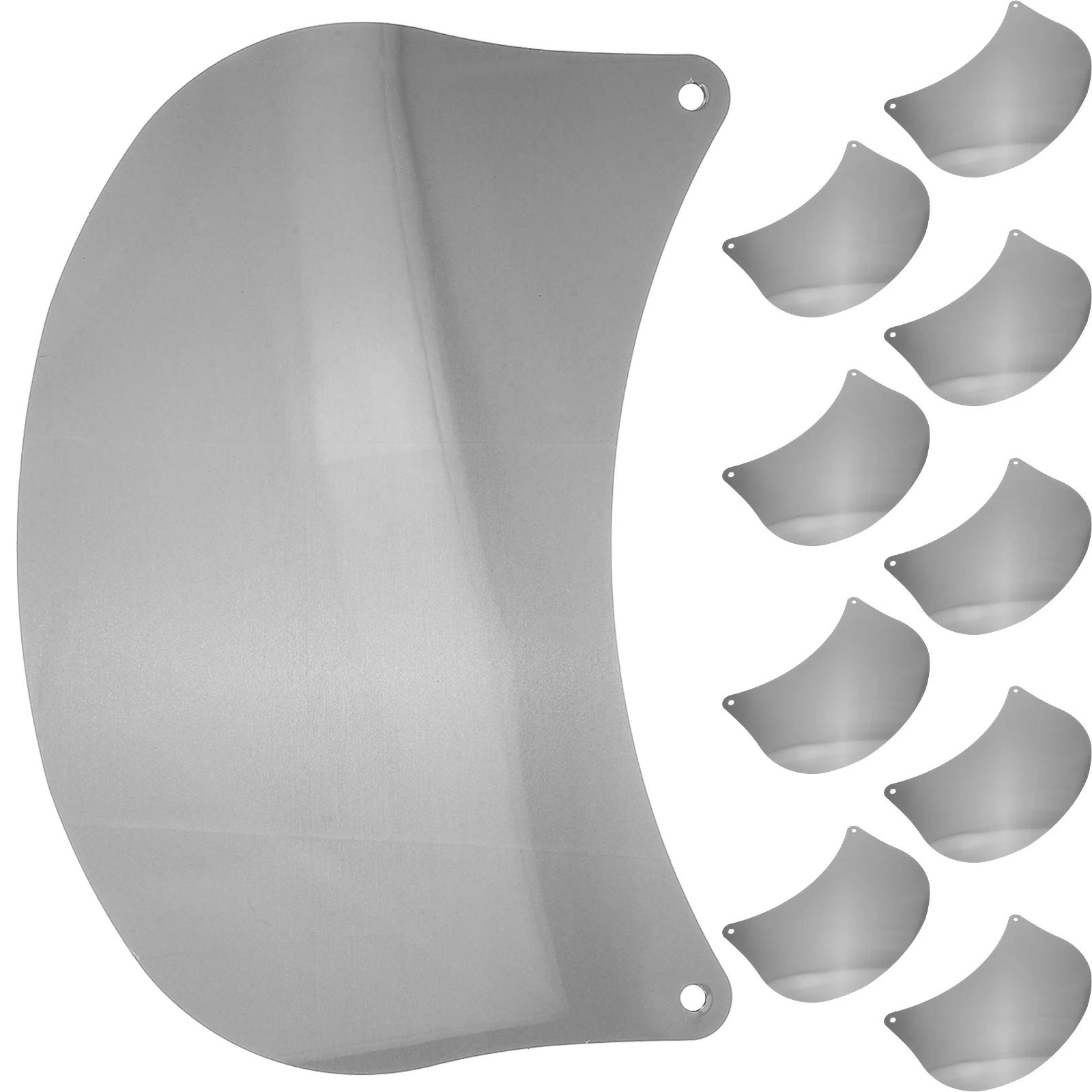 

10 Pcs Accessories Sun Hat Brim Visor Insert Replaceable Black Lightweight Durable Outdoor Safety Visor BikeHelmetVisor