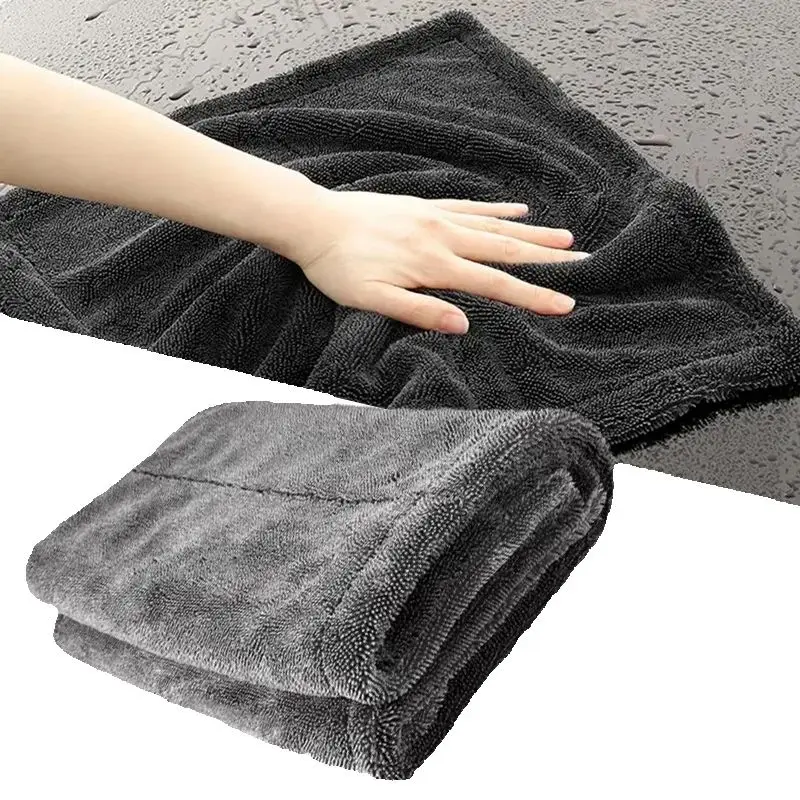 SEAMETAL 1200GSM 마이크로 화이버 자동차 세척 타월 두꺼운 부드러운 스크래치 방지 자동차 디테일링 타월 자동차 청소 도구 용 빠른 건조 천