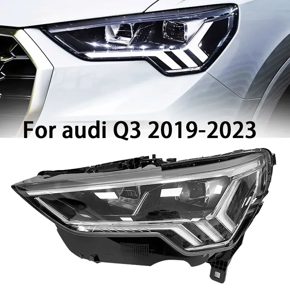 

Car Led Headlights For Audi Q3 2019 2020 2021 2022 2023 Accessories Front Led DRL Lights Headlamp Assembly