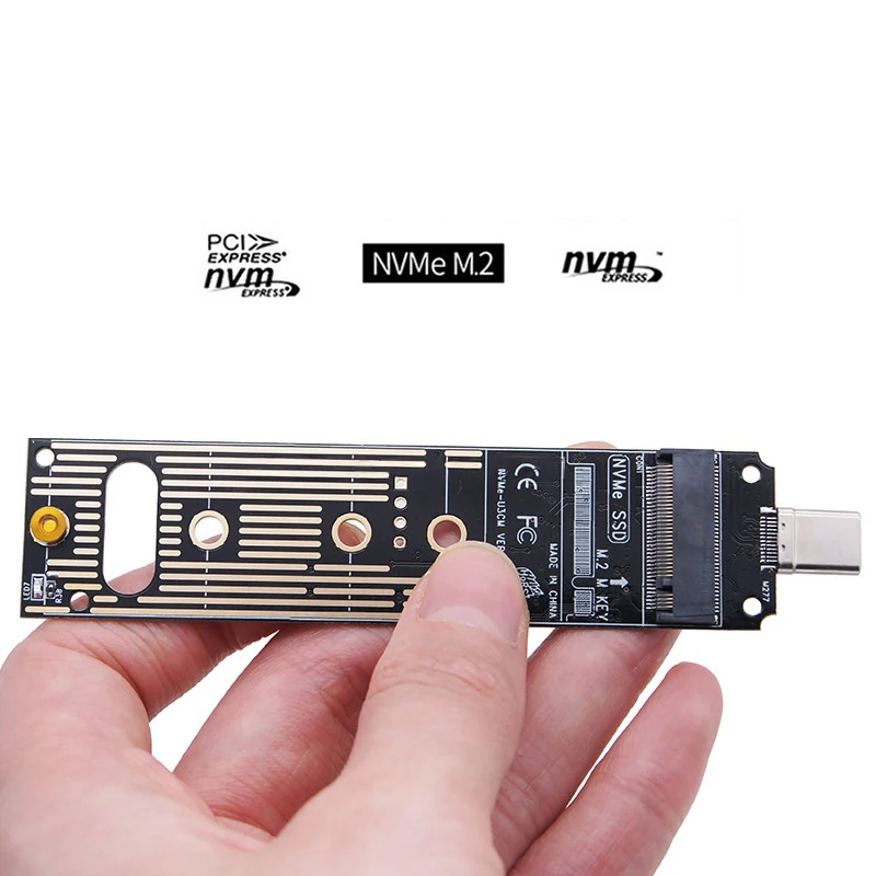 

M.2 Hard Disk NVME to USB 3.1 Convert Card SSD Hard Drive to Type C Type A Extend Adapter M.2 NVME Expansion Card