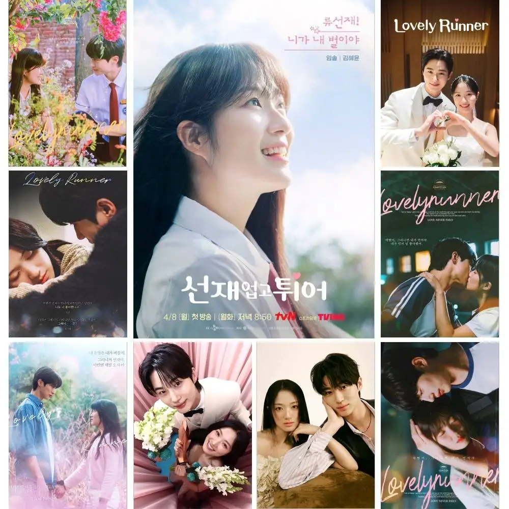 Korean Drama L-Lovely Runner Posters Living Room Bar Cafe Quality Canvas Vintage Style Comics Painting Art Home Wall Decor