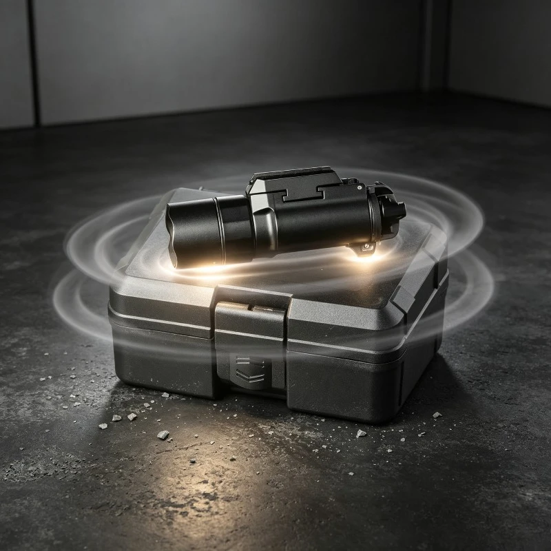 High‑fashion Soft‑molded X300 Torch Bright Strobe Light Adjustable Rail Decor Gear
