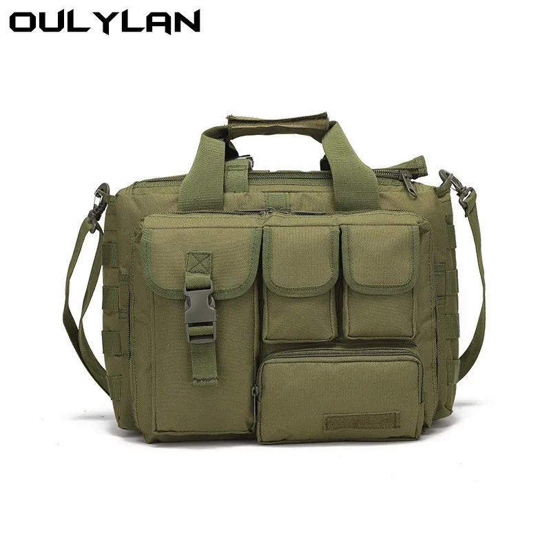 Oulylan Camping Hiking Laptop Bags Outdoor Tactical Messenger Bag Big Capacity Portable Shoulder Bag Travel Storage Bandbag