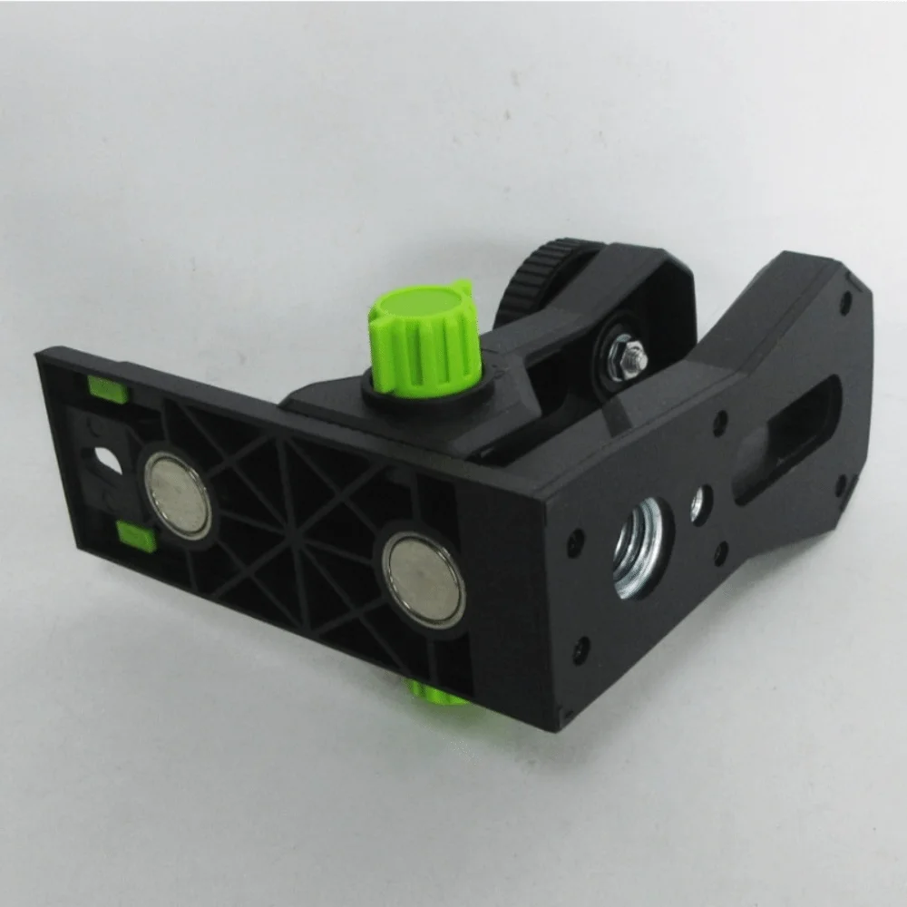 ABS Laser-Nivellierhalterung L-Form 360° °   Horizontales Rotationslaser-Nivelliergerät Stativständer Verstellbarer Clip 1/4''-20 Gewinde