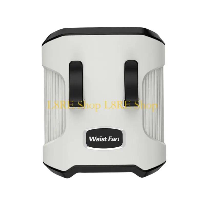 L8RE Waist Fan Clip Fan 4000mAh Quiet Cooling Fan Travel Fan Rechargeable Fan Quiet Desk Fan Suitable for Outdoor Work