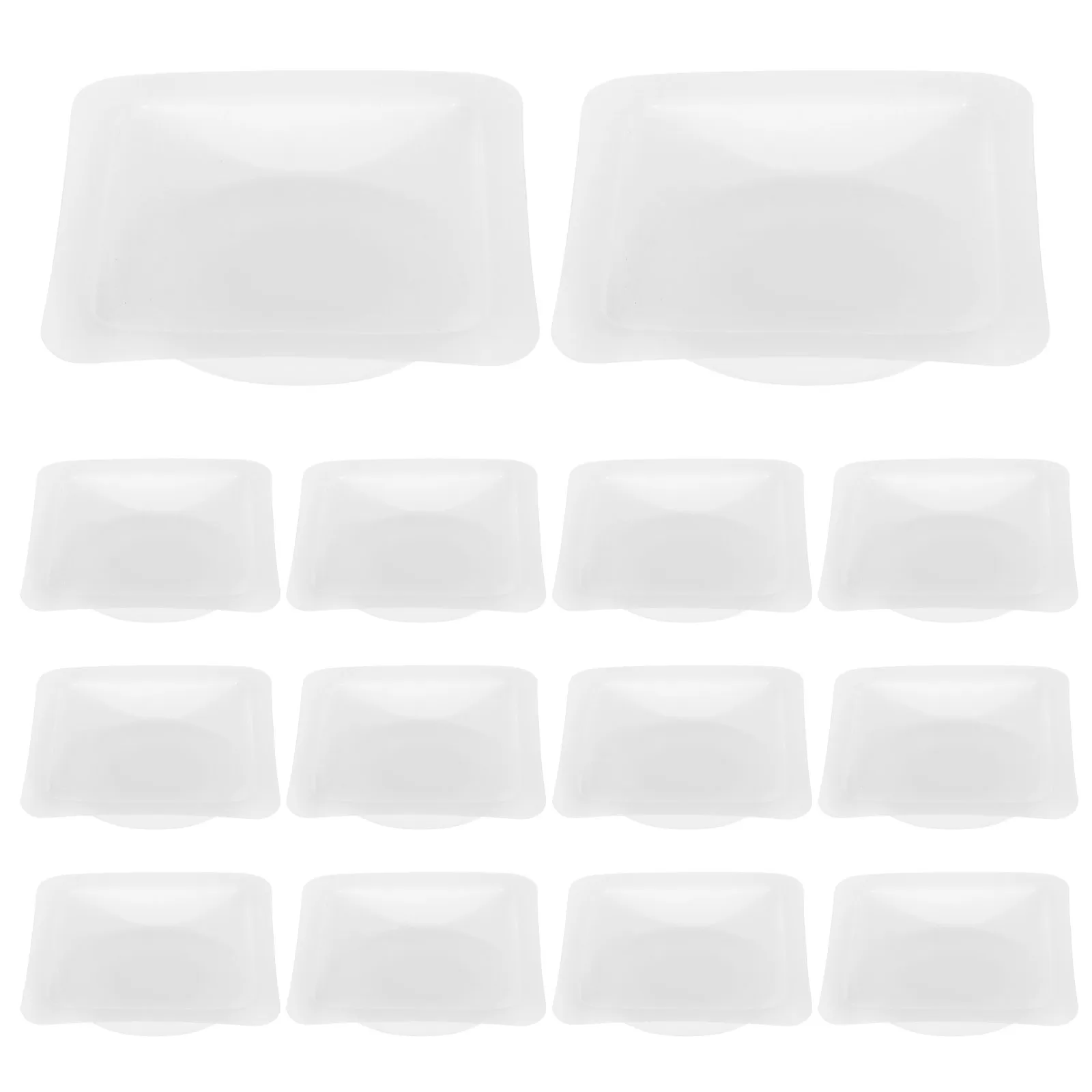 

100pcs Plastic Weighing Boats Small Lab Weigh Boats Lightweight Precision Weighing Trays Portable Efficient Lab