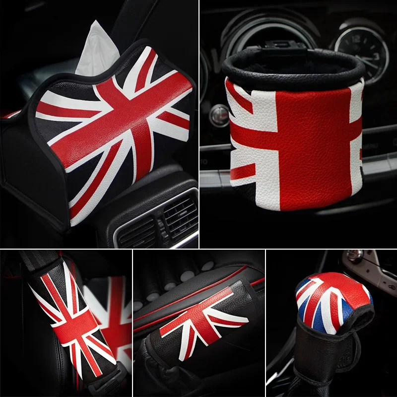 Union Jack Car Neck Pillow UK Flag Car Seats Headrest Cushion Cervical Pillows Neck Support For 2022 Queen's 70th Jubilee