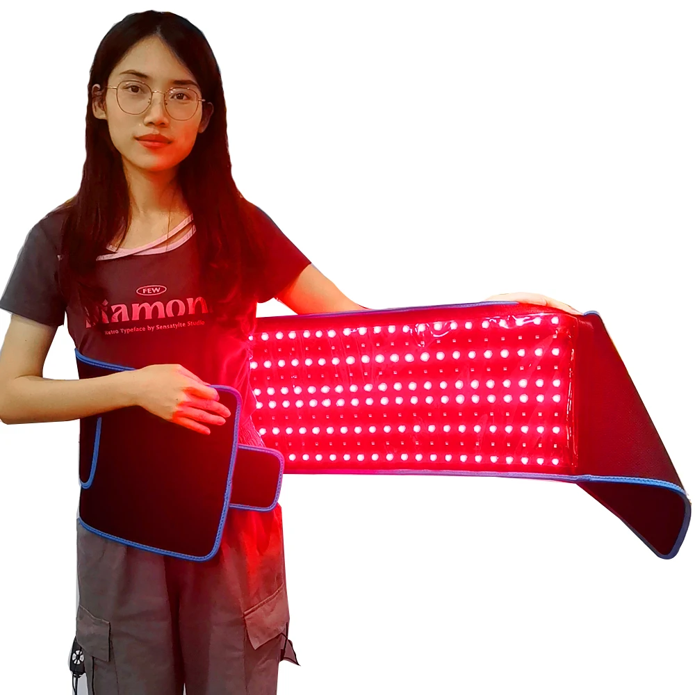 

Led Therapy Light Mat 660Nm 880Nm Leg Upper Back Thigh Red Light Therapy Sauna Pemf Belly Belts 360 Snap