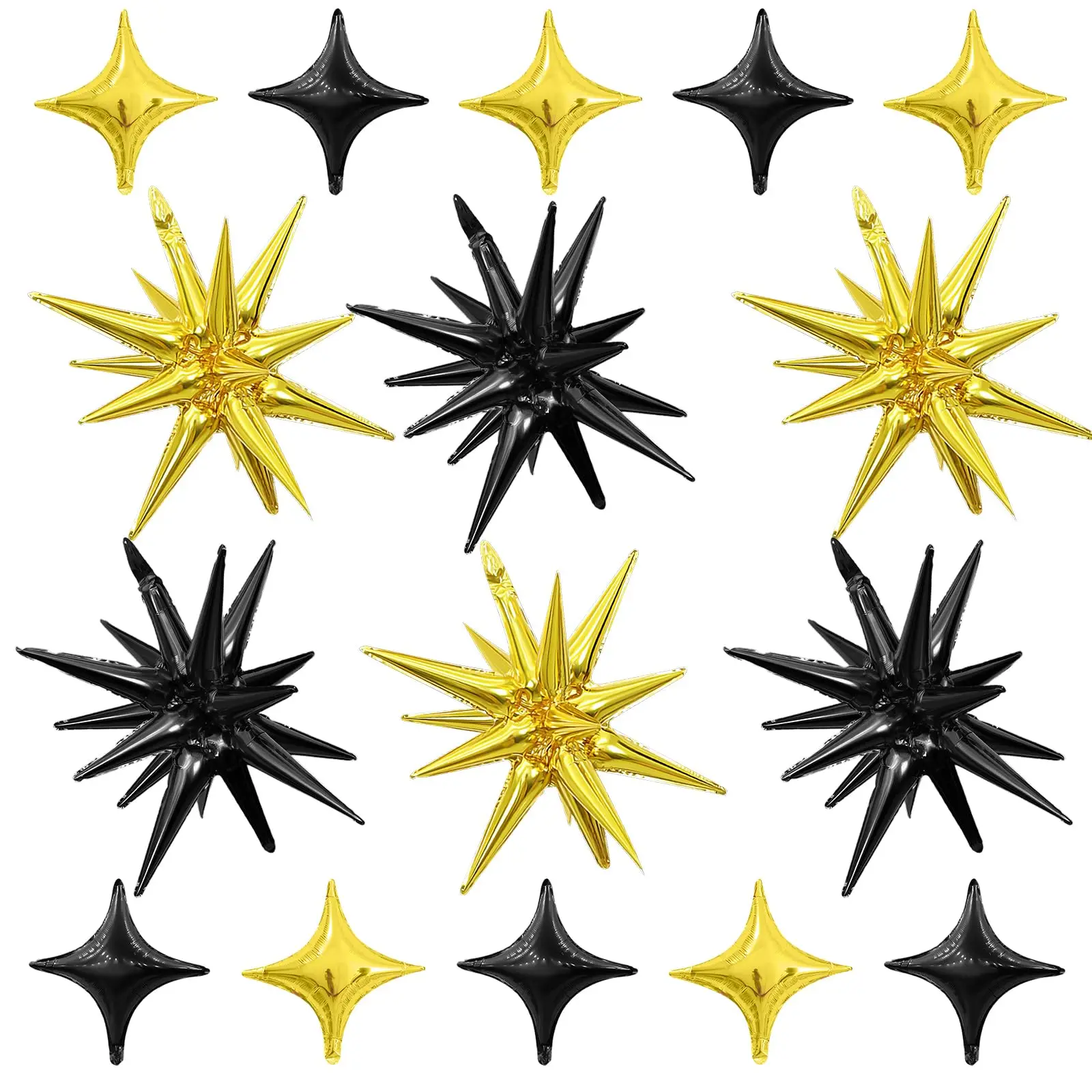 폭발 별 풍선 키트, 레드 그린 골드 블랙 블루 핑크 실버, 생일 파티 결혼식 세인트 패트릭의 졸업 장식