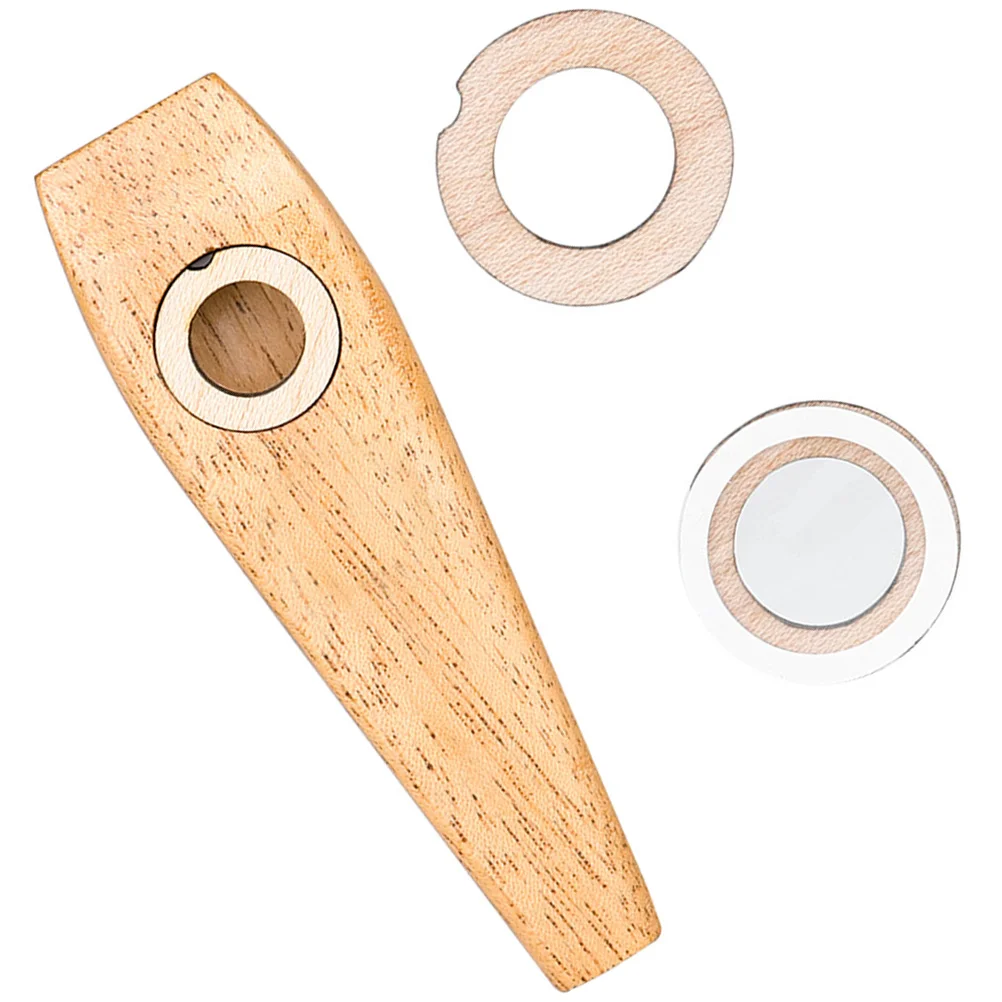 

Wooden Flute Kids Kazoo Portable Music Childrens Musical Instruments Professional