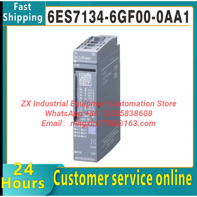 New input module 6ES7134-6GF00-0AA1 6ES71 34-6GF00-0AA1 6ES7 134-6GF00-0AA1 comes with a one-year warranty for quick delivery