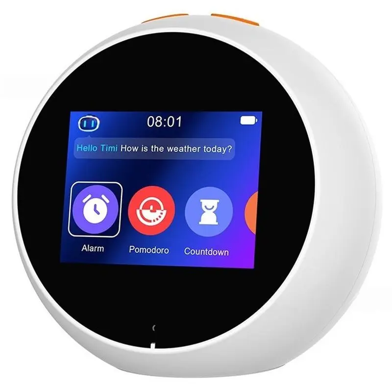 ABMH-AI Smart Alarm Clock Touch Screen Time Management AI Voice Interactive Learning Machine Children Story Reading Companion