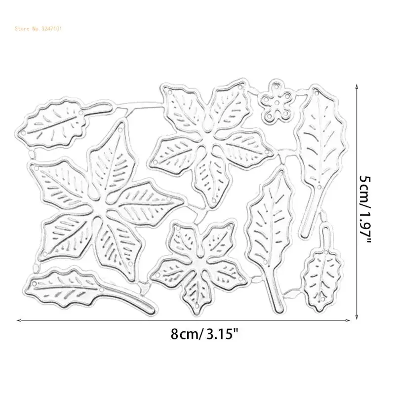 Flower Leaves Cutting Dies for Card Making DIY Scrapbooking Album Paper Crafts Dropship