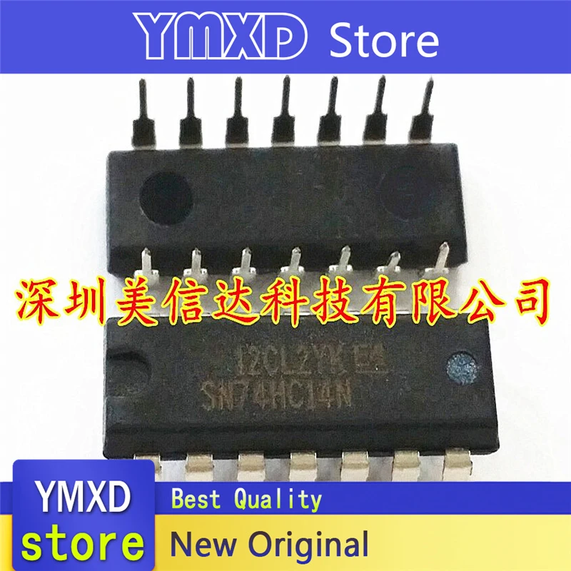 10pcs/lot New Original SN74HC14N six Schmidt trigger non-door straight DIP DIP-14 In Stock