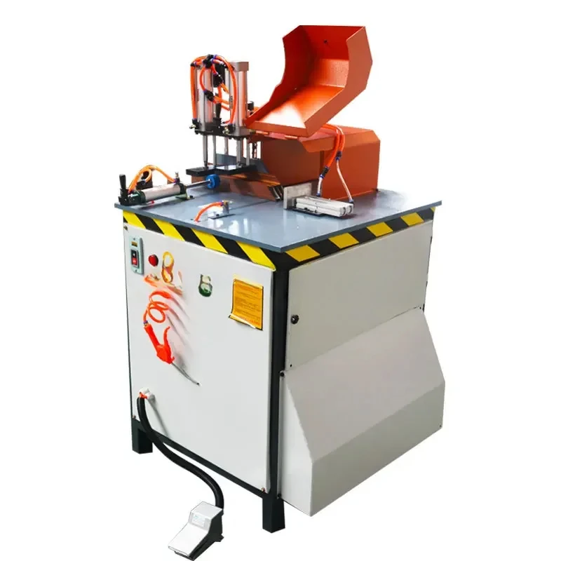 YYHC-400/450/500 saw 45 angle degree cutting saw single head pneumatic aluminium profile cut machine high precision