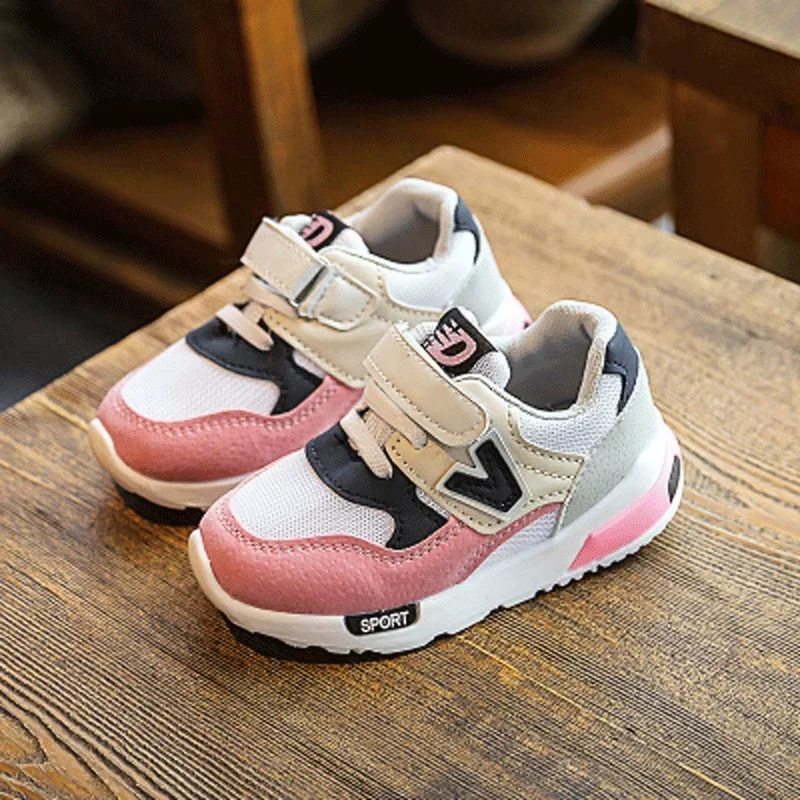 Children Sport Shoes Autumn Winter 2019 Fashion Breathable Kids Boys Shoe Girls Anti-Slippery Sneakers Baby Toddler Casual Shoes