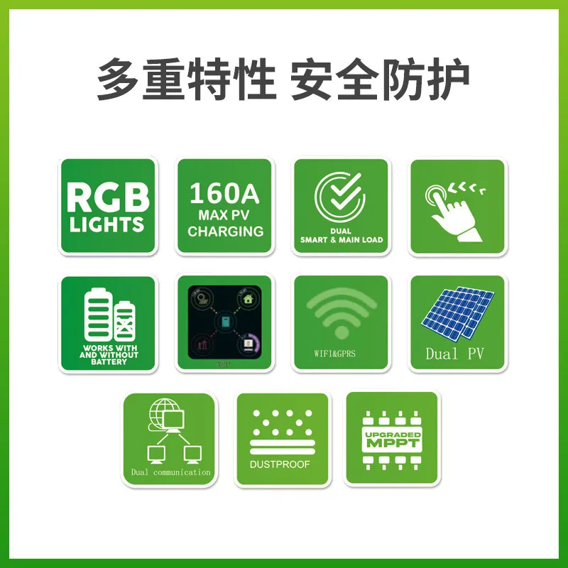 SP-1.8KW/3KW/3.8KW off-grid MPPT inverter integrated inverter pure sine wave solar hybrid inverter