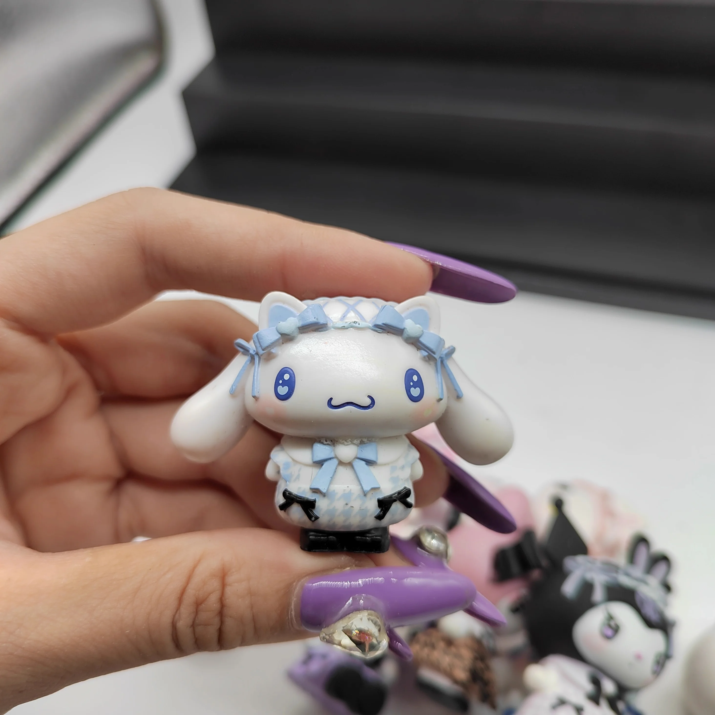 متوفر في المخزون بيبي سانريو الياباني الأصلي للبيع، حلي كيتي كورومي بدون صندوق شحن بالجملة