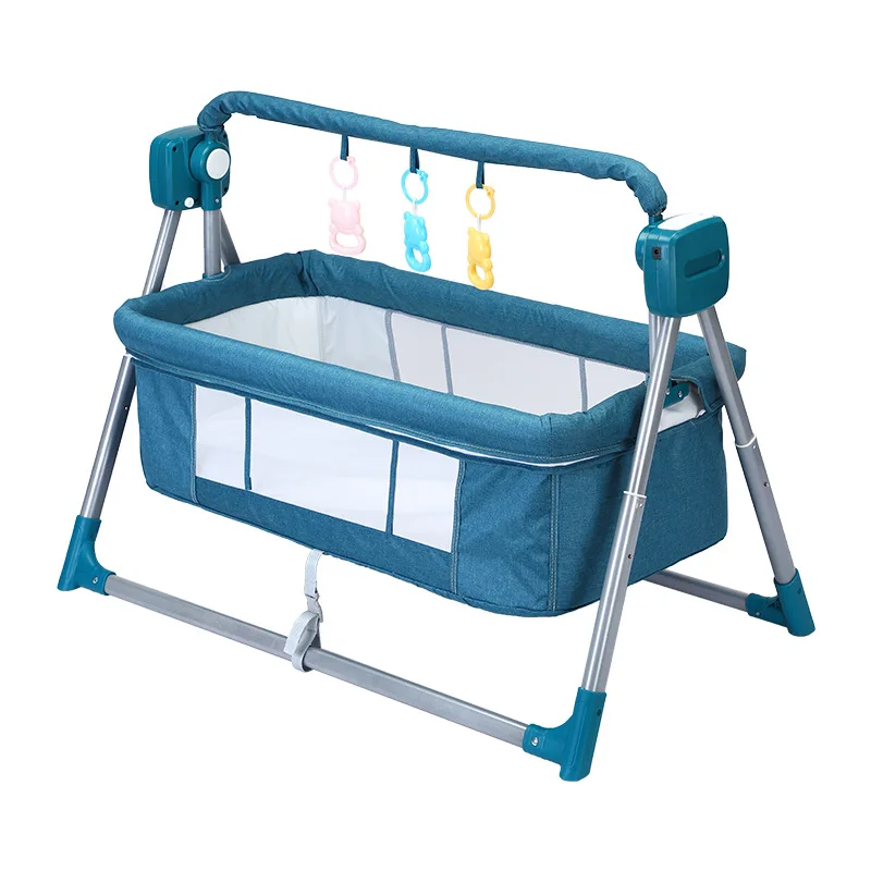 Babyfond Multifunctional Electric Baby Cradle Swing, Smart Auto‑Rocking Infant Rocker, Newborn Soothing Sleep Helper