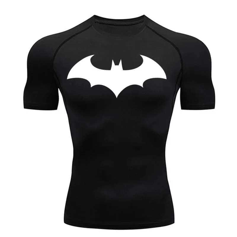 Sports Running T Shirts Men Compression Shirts Short Gym Workout Quick Dry Fitness Apparel Rashgarda MMA Long sleeves Sportswear