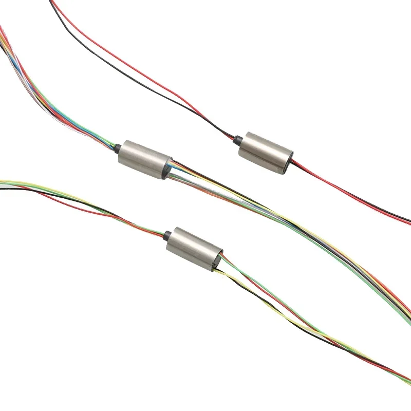 1PCS Visual Anchor Fish Slip Ring Dia.6/6.5/7.5mm 2/4/8/12CH 1A 2A Slipring Conductive Rotating Joint for RC UAV PTZ Gimbal