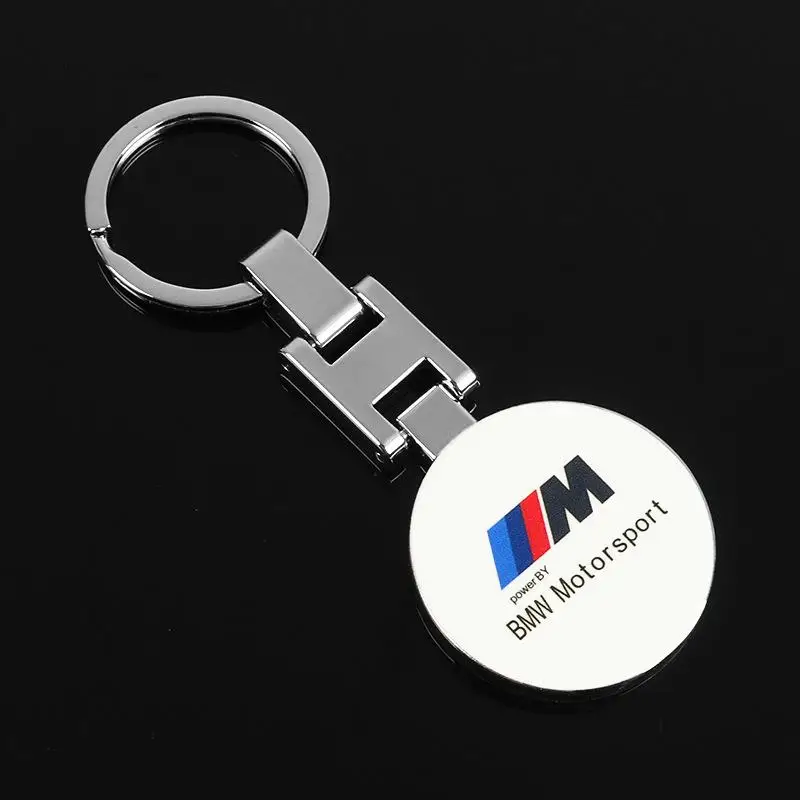 For Bmw M M3 M5 Performance E36 E39 E46 E53 E90 E60 E61 E93 X3 X1 3D Metal Car Styling Emblem Keyring Car Key Chain Accessories - view 6