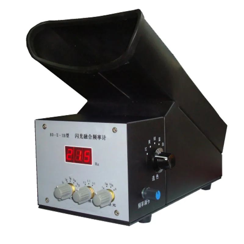 Flash fusion frequency meter with bright spot scintillator model: QN02-BD-II-118