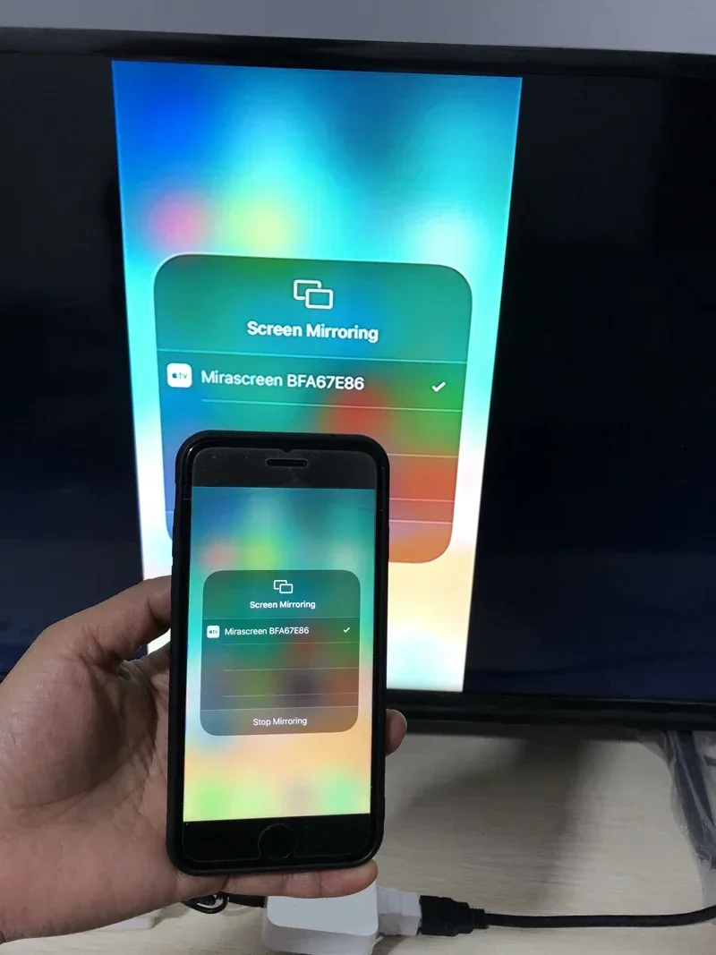Адаптер для телефона на Android, HDMI, AV, Wi-Fi