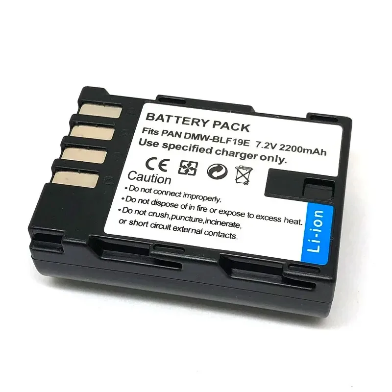 For Panasonic Lumix DC GH3 GH4 GH5 G9 GH4K GH3K Batteria 2200mAh DMW-BLF19E DMW-BLF19 BLF19PP Camera Battery