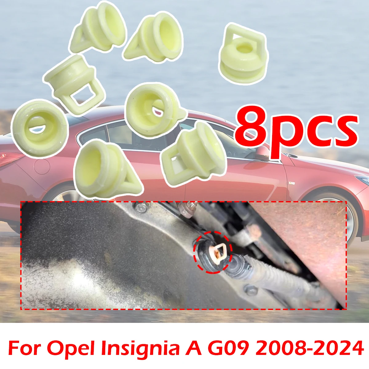 

8pcs Automatic Transmission gear Shift Cable Bushing For Opel Insignia A G09 08-2024 Rubber Gearbox Grommet Clip Shifter linkage