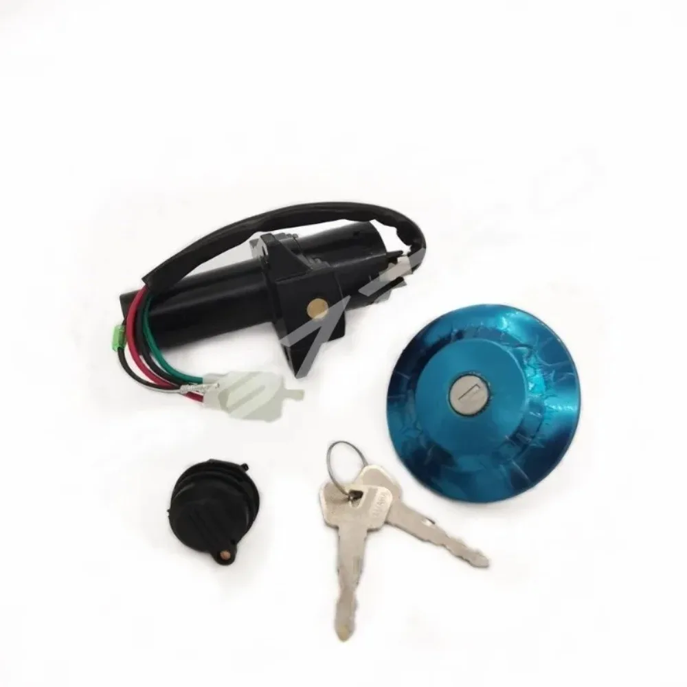 For Yamaha YBR125 2002-2013 Door Locks Ignition Switch Fuel Tank Cap Full Vehicle Locking System Motorcycle Parts