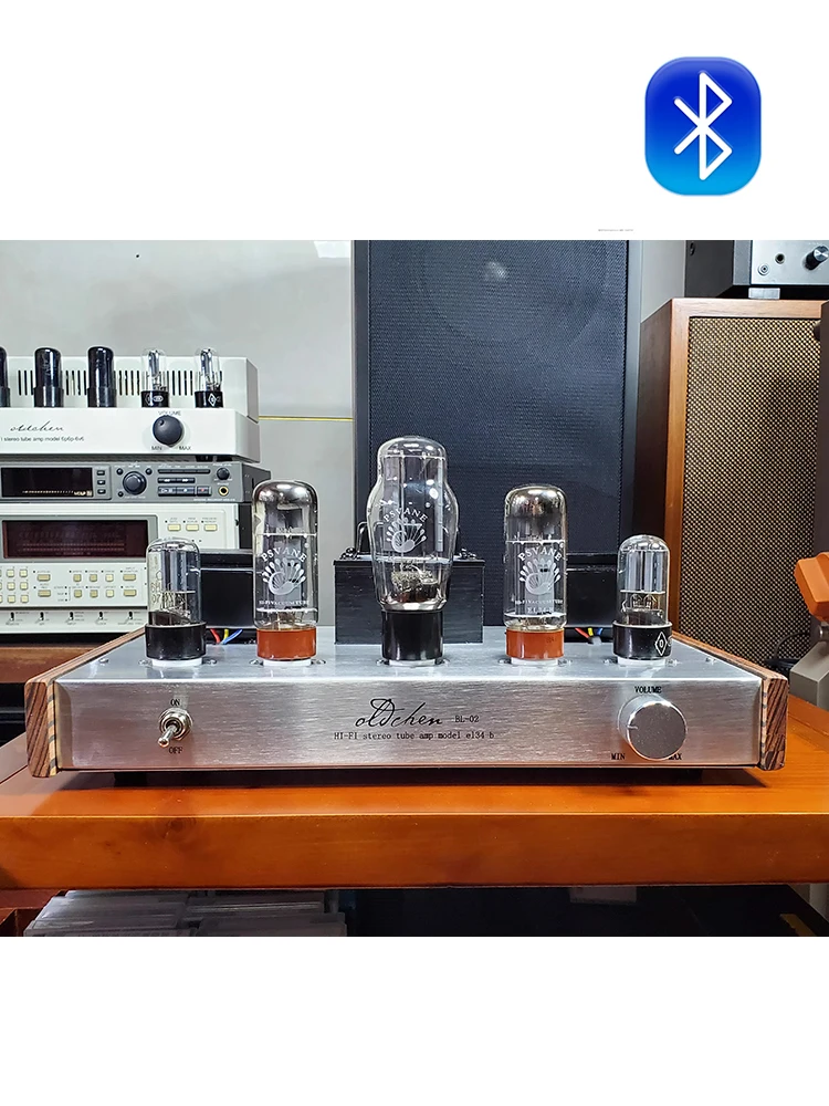 真空管アンプ　レア　レトロ Oldchen-Tube hifiパワーアンプ、EL34-B、純粋なクラスA、手作り、家庭