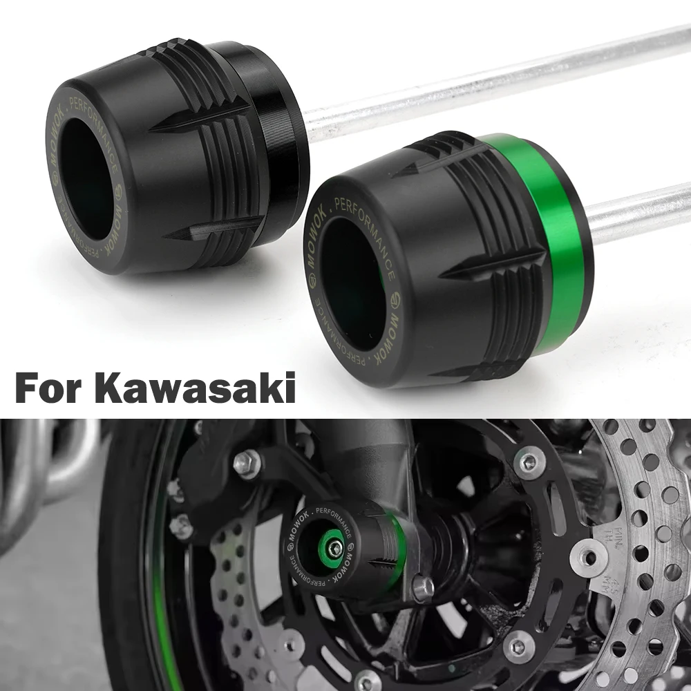 

For Kawasaki Z900 Z650 Z 900 Ninja 650 Versys650 2020-2024 Motorcycle Accessories Front Axle Wheel Fork Slider Crash Protector