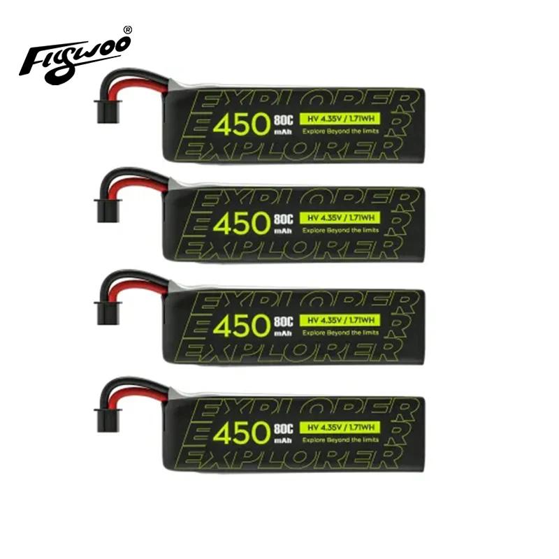 Flywoo 4pcs Explorer 1S 450mAh HV V2 A30 Plug