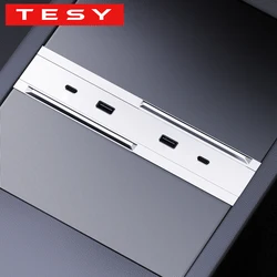 TESY For Tesla Model YL Y Launch Juniper 65W Central Control Type-C USB HUB Fast Charging Model 3 Highland Expansion Dock