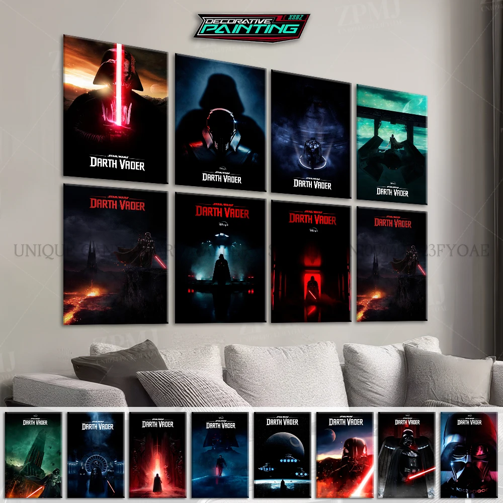 

Star Wars Darth Vader Canvas Posters Home Decoration Vintage Interior Painting Frameless HD Print Wall Art Pictures For Bedroom